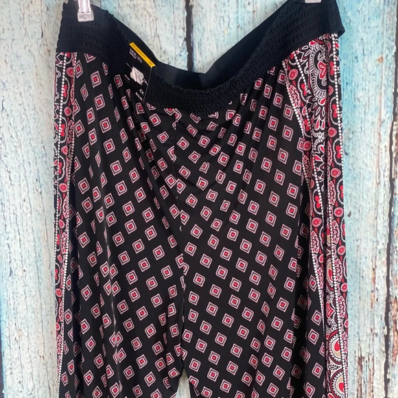 INC NWT Multicolor Printed Wide Leg Pants - Picture 16 of 16